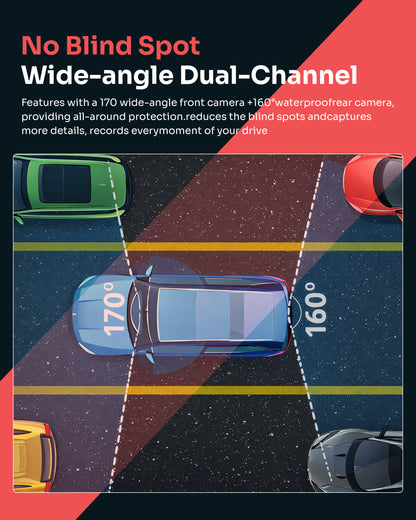 Capture every drive with the NEXIO N8 4K Dual Dash Cam featuring 4K front, 1080P rear, GPS, Wi-Fi, parking monitor, and a 64GB memory card included.