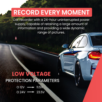 Multi fuse 3-Lead ACC Hardwire Kit Mini-USB Port for N5Pro Dash Cam